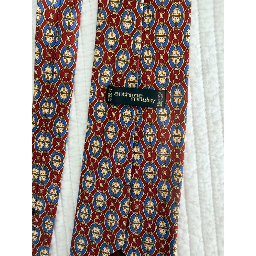 Mens Silk Tie Lot 7pc John Comfort Umberto Bossi Paisley Striped Geometric Silk
